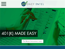 Tablet Screenshot of moneyintel.com